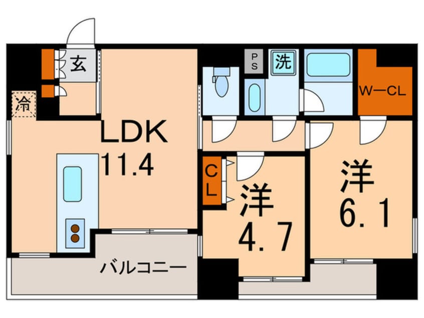 間取図 アブレスト動坂