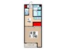 ロハスY新宿 1Kの間取り