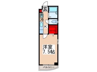 間取図 ドエル高円寺