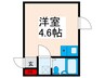 リブ町屋 1Rの間取り