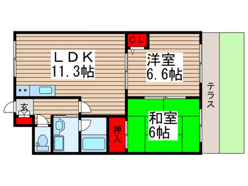 間取図 ラーバンライブ・別所沼