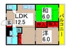 メゾン　クレメンス 2LDKの間取り