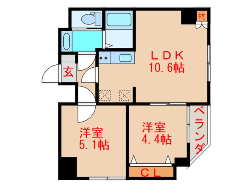 間取図 TOSCA大山