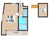 ジュネパレス市川第２３ 1Kの間取り