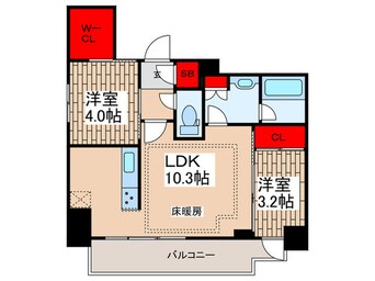 間取図 アーバネックス新御徒町