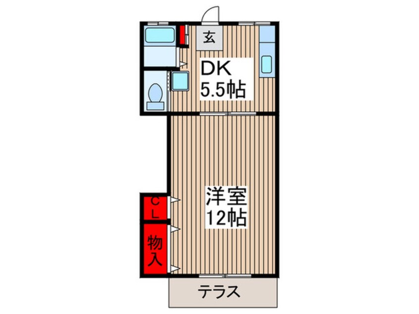 間取図 サンハイツ