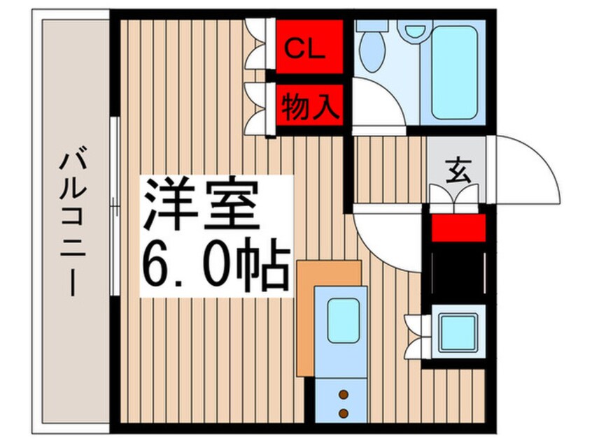 間取図 ワコーレエレガンス蕨