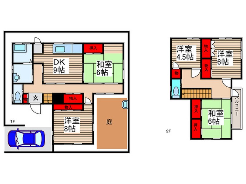 間取図 仮）桶川市坂田西3丁目戸建