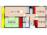 百合ヶ丘社宅 3LDKの間取り