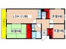 百合ヶ丘社宅 3LDKの間取り
