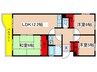 百合ヶ丘社宅 3LDKの間取り