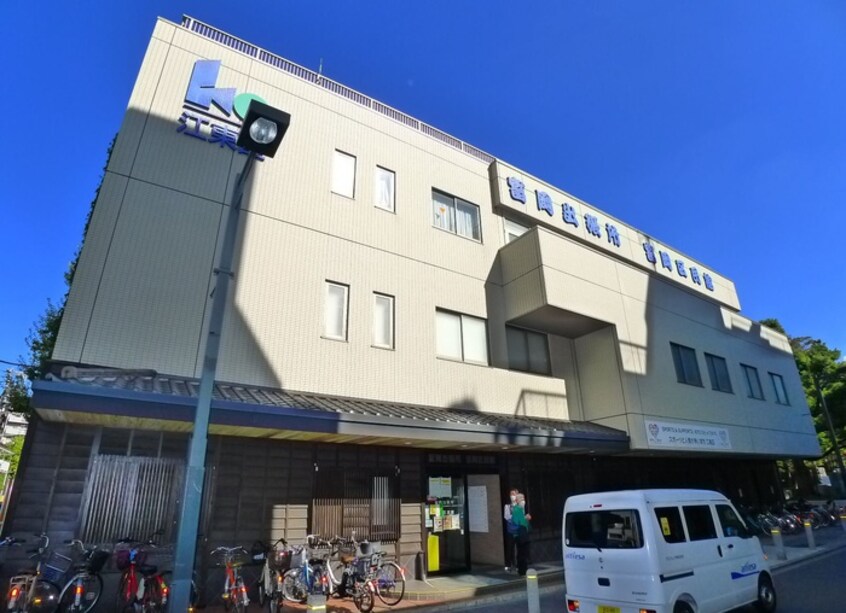 富岡区民館(役所)まで600m ベルシード門前仲町Ⅱ（205）