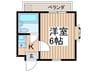 ジュネパレス市川第２２ 1Kの間取り