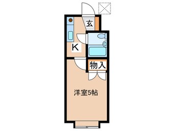 間取図 ヘリオス３７８谷保