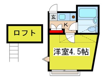 間取図 シャト－　一号館