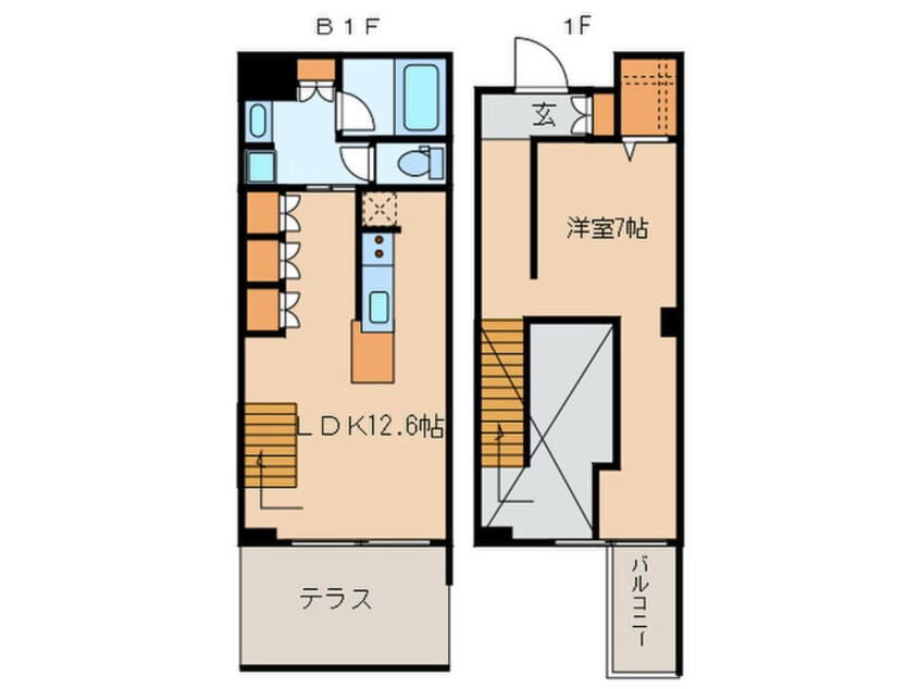 間取図 コンフォリア早稲田