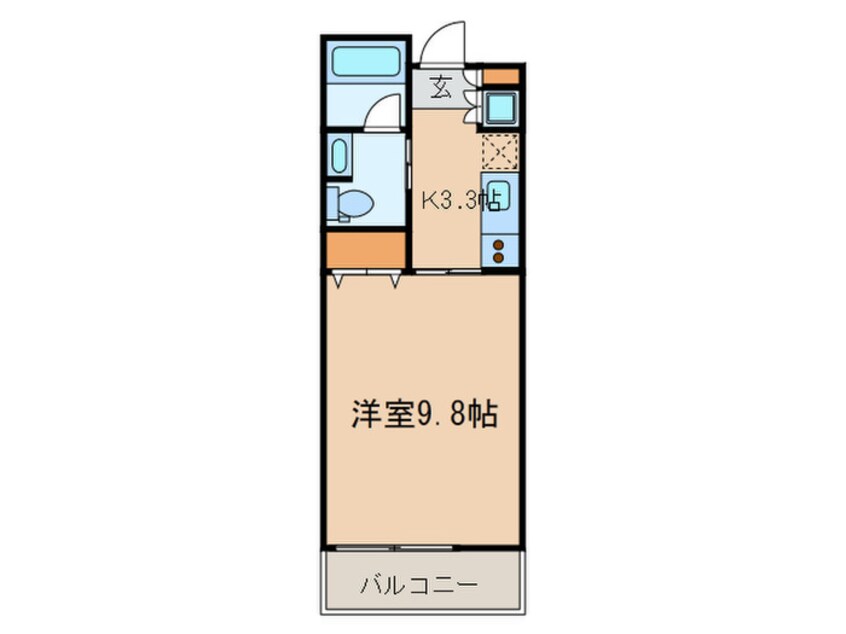 間取図 コンフォリア早稲田