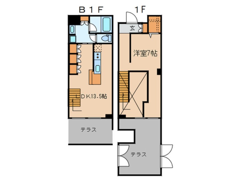 間取図 コンフォリア早稲田