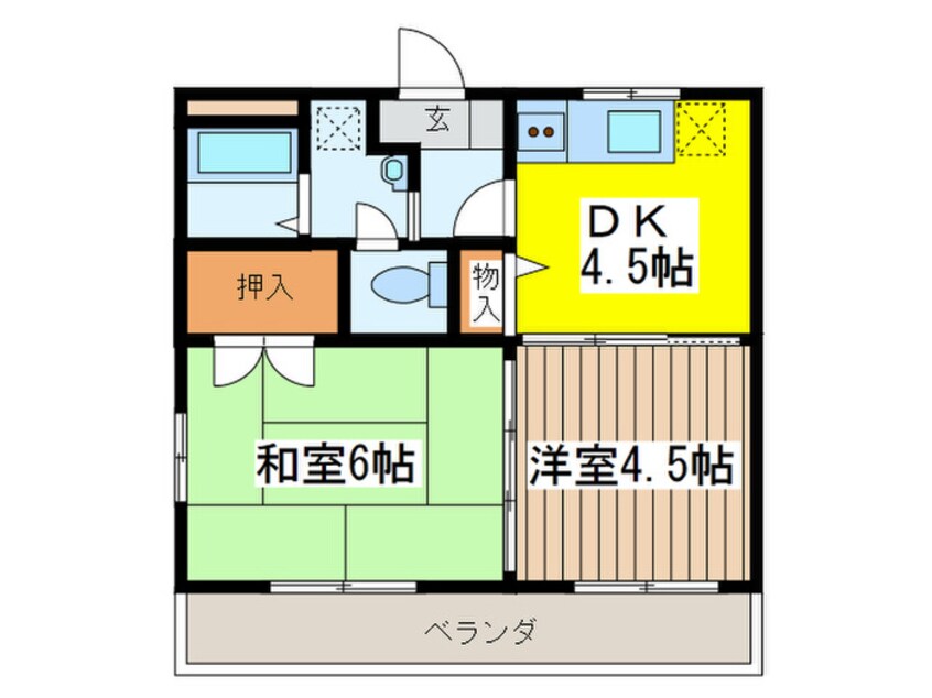 間取図 アックェ・ドット