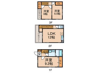 間取図 アバンテ西落合Ｄ