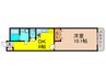 パラド－ルときわ５ 1DKの間取り