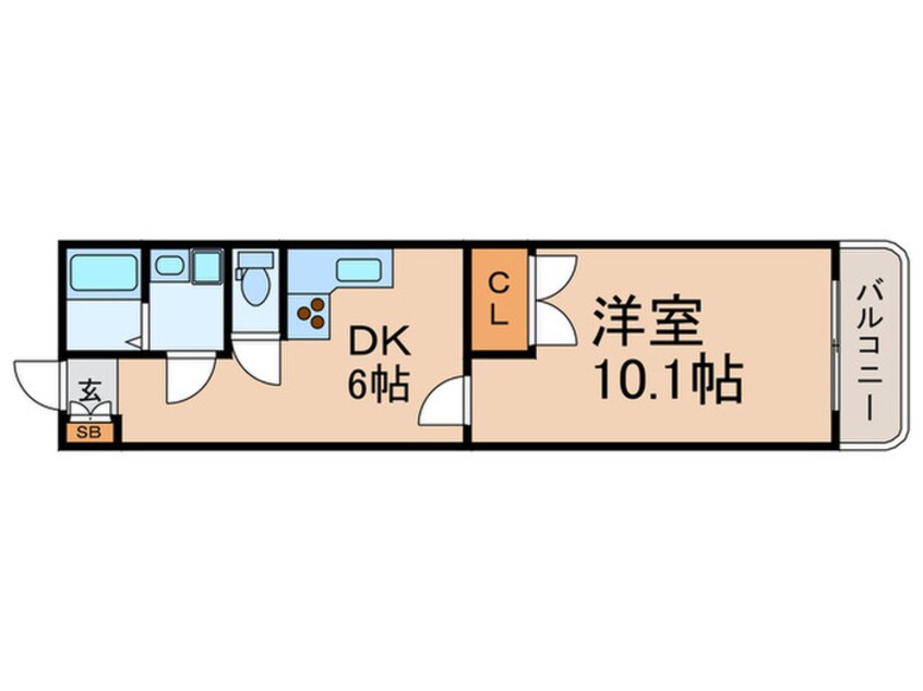 間取図 パラド－ルときわ５