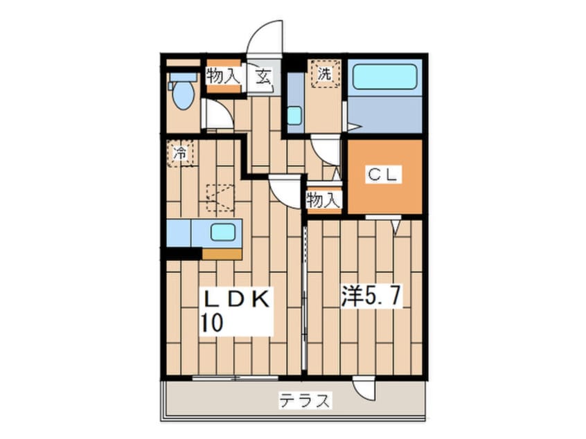 間取図 パストラル