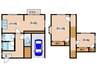 秦野市曽屋戸建て 3DKの間取り