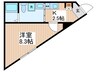 プロス千歳烏山らしくらす 1Kの間取り