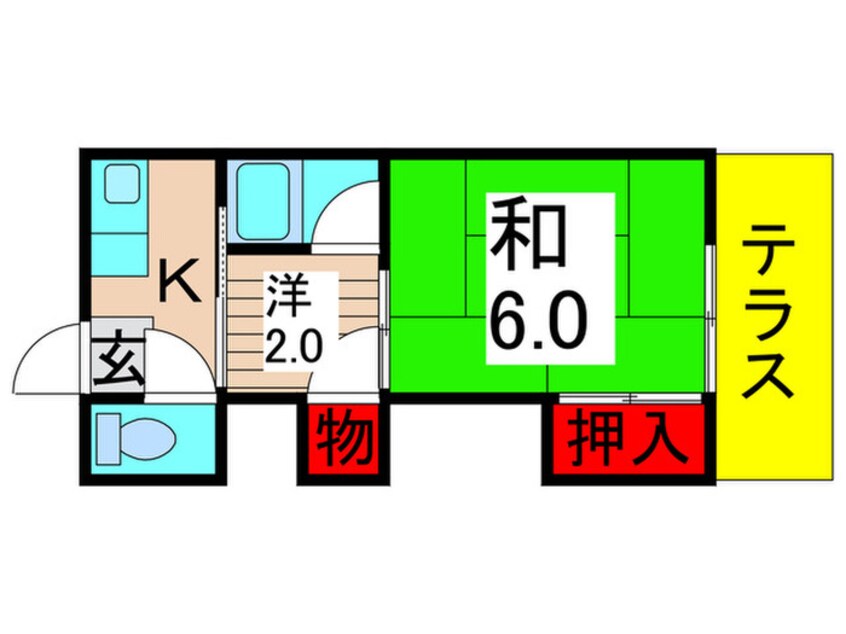 間取図 渡辺荘