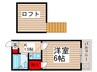 ゼフィランサス五香 1Kの間取り