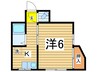 グレイスコ－ト 1Kの間取り