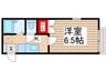 シーダーベルクＢ 1Kの間取り