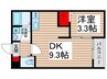 ＳＱＢ 1DKの間取り