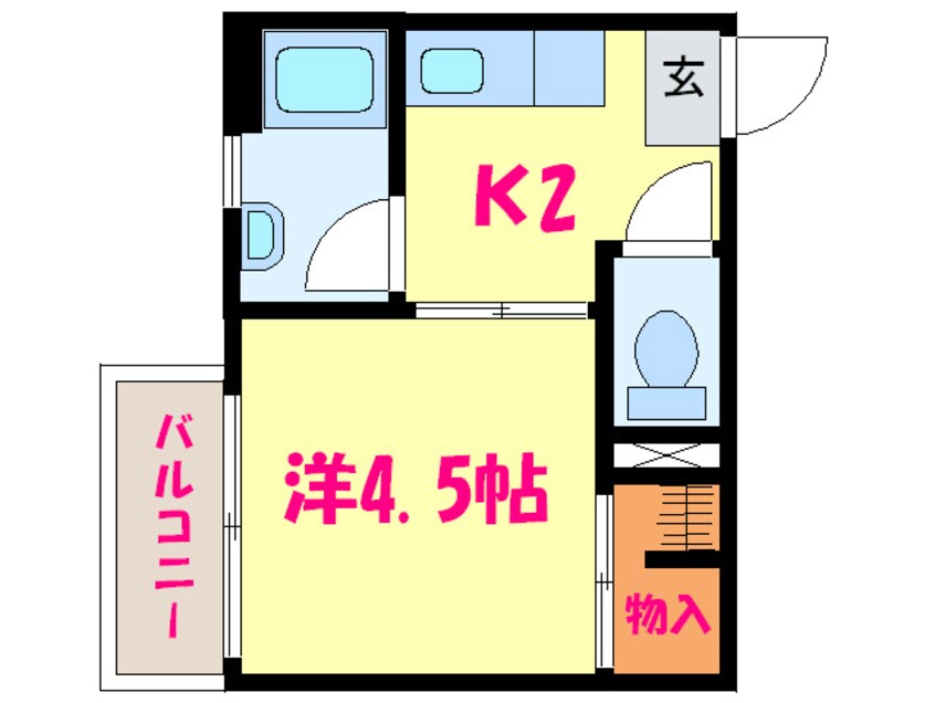 間取図 参宮橋関口マンション