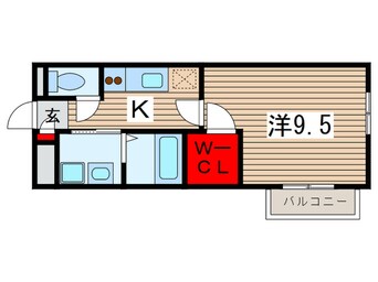 間取図 アムールシャトン稲毛