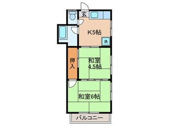 間取図 第二宮坂ハイツ