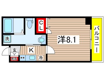 間取図 Ｈｕｍａｎハイム千葉本町