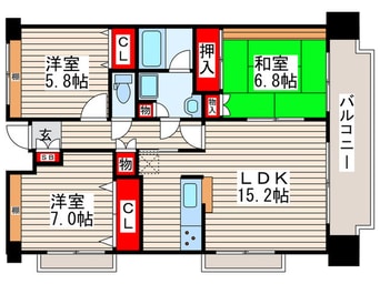 間取図 アムカス