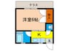 桜ハイム 1Kの間取り