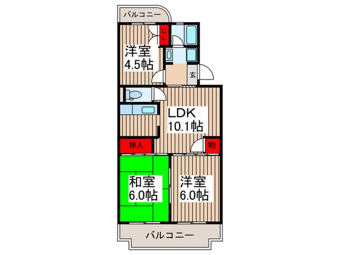 間取り図 サニーサイド