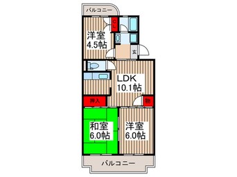 間取図 サニーサイド