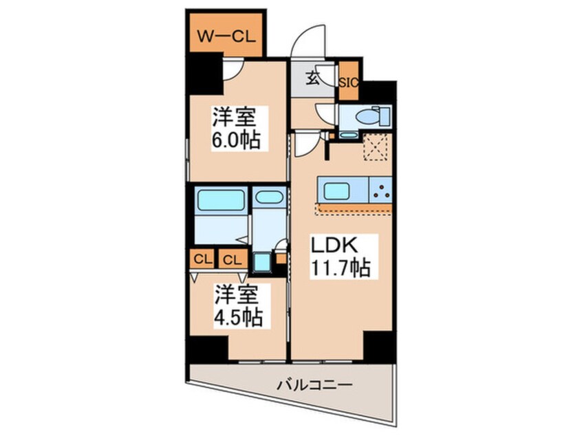 間取図 リテラス秋葉原イースト