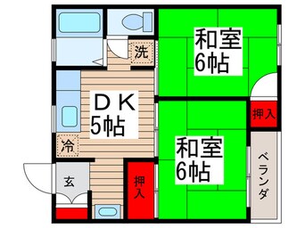 間取図 コーポ・グリーンヒル