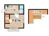 ア－バンライフ辻堂元町 1Kの間取り