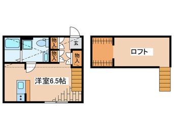 間取図 プリマドンナ淵野辺　壱番館