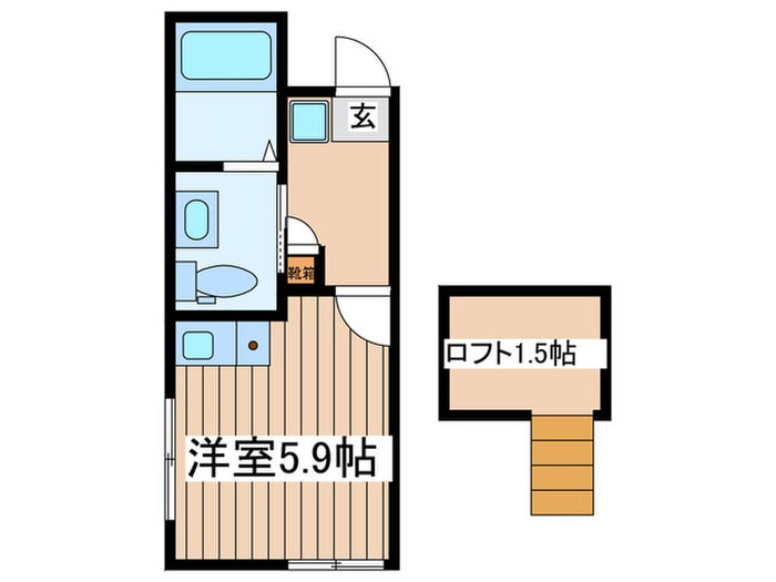 間取り図 ベイルーム藤棚