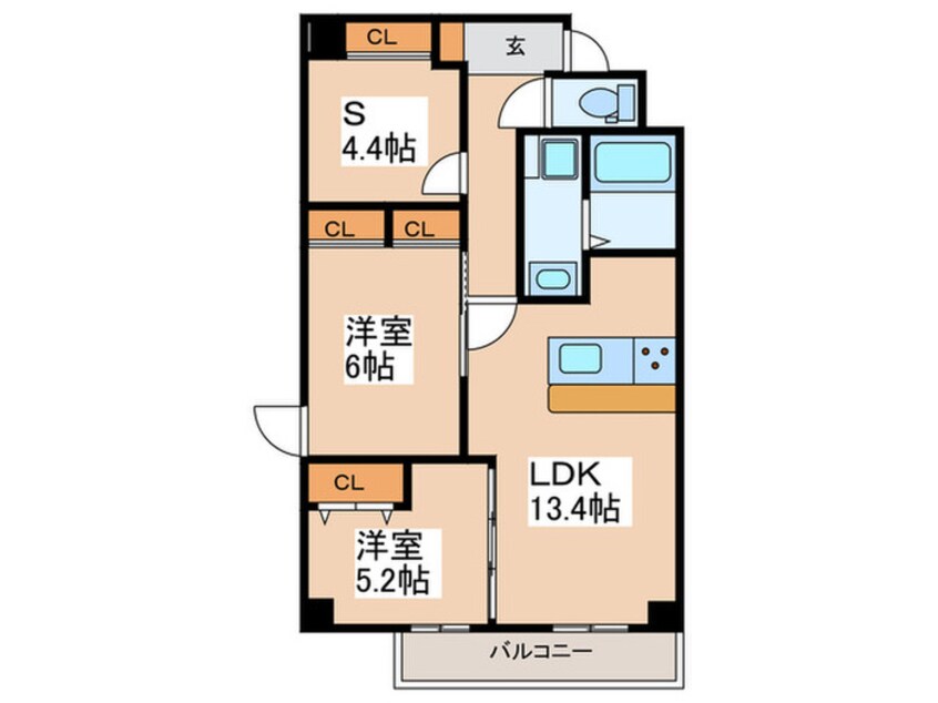 間取図 デラーノ