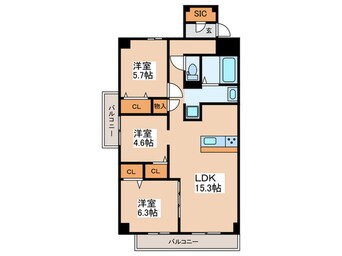 間取図 デラーノ