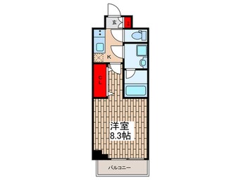 間取図 S-RESIDENCE本所吾妻橋